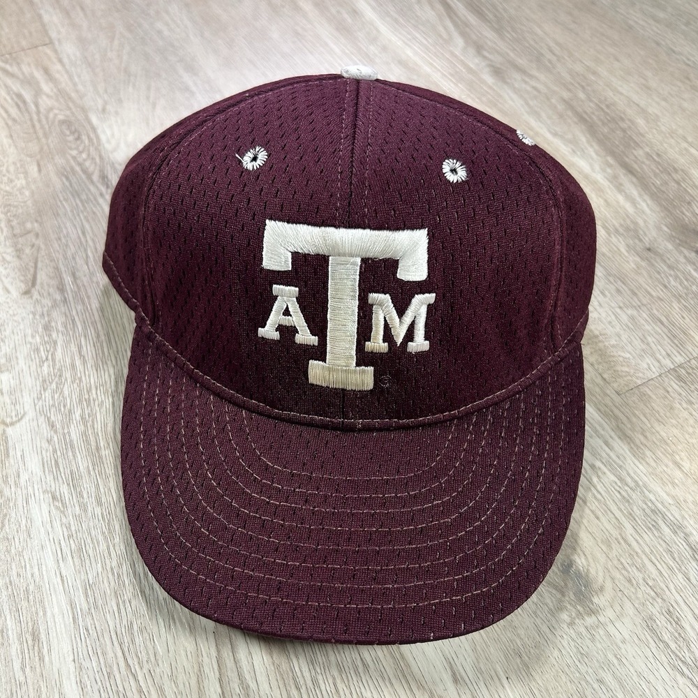 VTG Texas A&M Aggies Baseball Snapback Hat Pro Line TPX Maroon On Field Cap USA